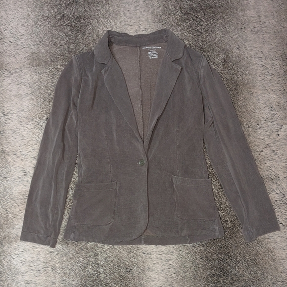 Majestic Filatures One Button Cardigan Blazer Grey Women's Medium - Picture 1 of 10